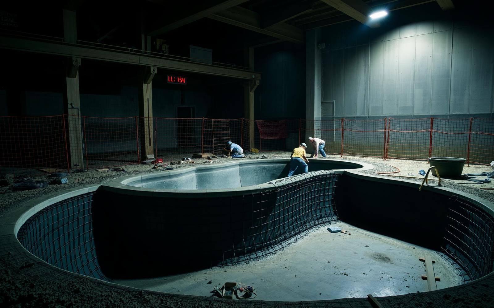 Pool construction